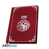 Game of Thrones Zápisník A5 - Targaryen