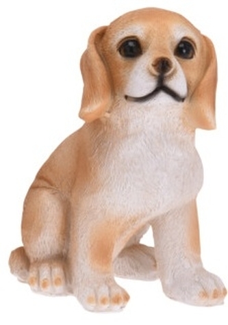 Dekorace pes bígl 14,5x11,5x8 cm