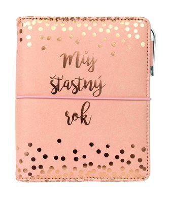 Diář: Můj šťastný rok/kroužkový S s vyměnitelným kalendáriem