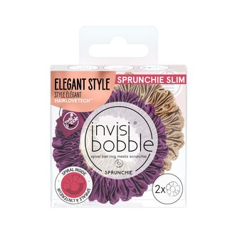 Invisibobble Gumička do vlasů Sprunchie Slim The Snuggle is Real 2 ks woman