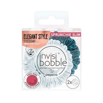 Invisibobble Gumička do vlasů Sprunchie Slim Cool as Ice 2 ks woman