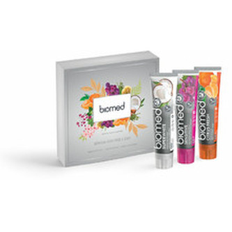 Biomed Dárková sada péče o zuby pro ženy 3 x 100 g woman