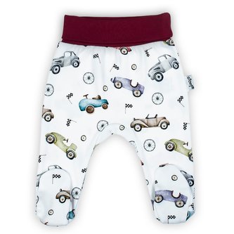 Kojenecké bavlněné polodupačky Nicol Races - velikost 68 (4-6m)