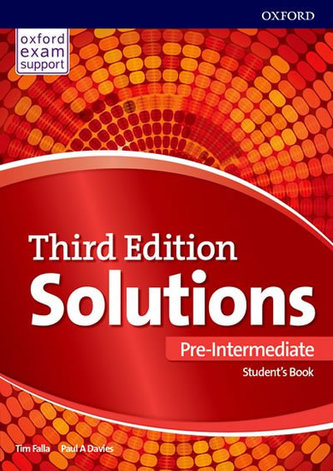 Solutions Pre-intermediate Student´s Book and Online Practice Pack 3rd (International Edition)