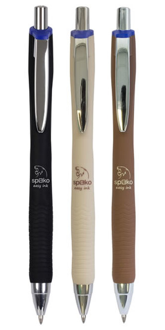 Kuličkové pero Easy Ink, modrá náplň  mix barev