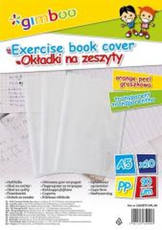 Obaly na sešity A5 - celé balení 10 ks Obaly na sešity A5 - celé balení 10 ks