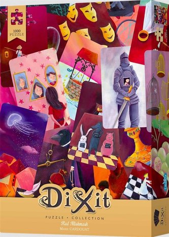 Dixit Puzzle Red Mish Mash 1000 dílků
