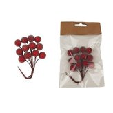 Dekorace s bobulemi, 12 ks X4415