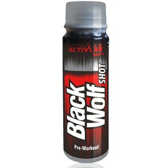 Předtréninkový stimulant Black Wolf Shot 80 ml - ActivLab - 12 x 80 ml