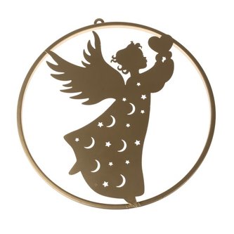 Kovová dekorace na zeď - anděl, 0/12
