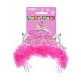 Stříbrno-růžová korunka HAPPY BIRTHDAY