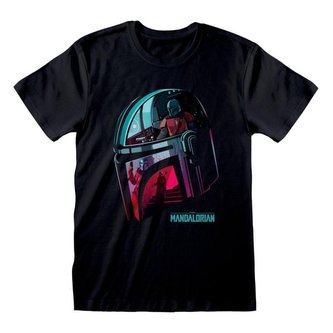 Star Wars Tričko - Mandalorian helma (velikost M)