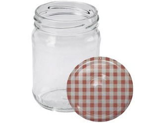 sklenice zavařovací 250ml TWIST 66 + víčka KANAFAS(10ks)