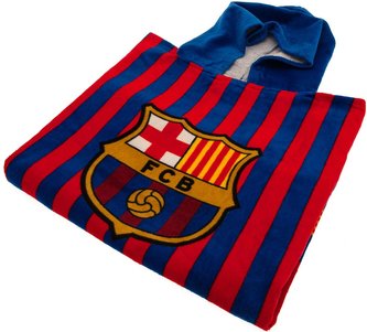 Dětský ručník - pončo FC Barcelona: znak (55 x 110 cm)
