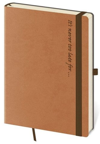 Zápisník - Flexies-Brown - tečkovaný L Zápisník - Flexies-Brown - tečkovaný L