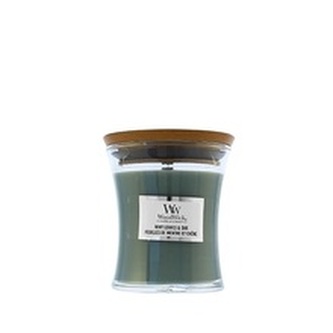 WoodWick Mint Leaves & Oak svíčka váza 609g