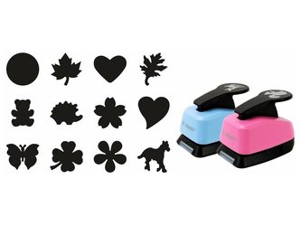 Dziurkacz ozdobny 25mm MIX 12szt