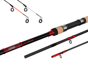 LEEDER Feeder + 2 špičky - 330cm/100g/3 díly