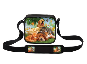 Taška přes rameno MINI psi 04 MyBestHome 19x17x6 cm