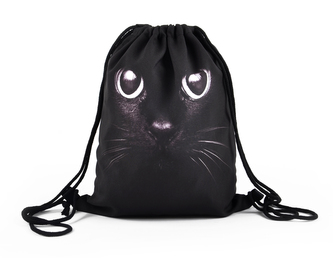 Vak na záda 16 černý kocour MyBestHome 41x32 cm
