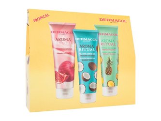 Dermacol Aroma Ritual sprchový gel Aroma Ritual Brazilian Coconut 250 ml + sprchový gel Aroma Ritual Hawaiian Pineapple 250 ml + sprchový gel Aroma Ritual Pomegranate Power 250 ml