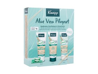 Kneipp Aloe Vera sprchový gel Aloe Vera 75 ml + krém na ruce Aloe Vera 75 ml + tělové mléko Aloe Vera 75 ml