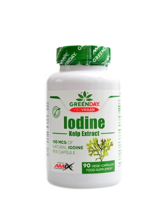 Amix GreenDay - Natural Iodine kelp extract 90 vege kapslí