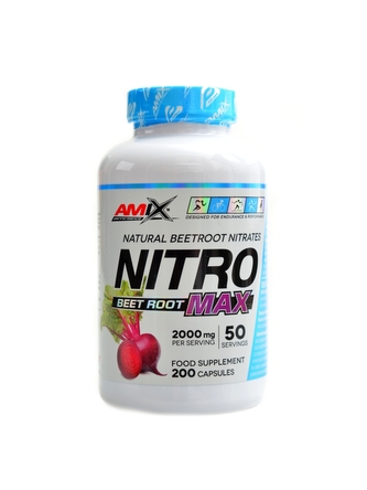 Amix Performance - Nitro beet root max 2000 mg 200 kapslí červená řepa