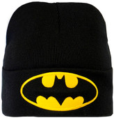 Zimní přeložená pletená čepice DC Comics|Batman: Logo (univerzální) černá