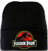 Dětská zimní čepice Jurassic Park|Jurský park: Logo (univerzální) černá