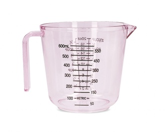Plastová kuchyňská odměrka EASY BAKE objem 0,6 L Homla