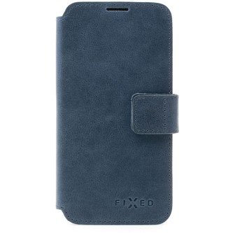 FIXED ProFit kožené pouzdro Apple iPhone 12/12 Pro modré