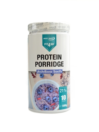 Best Body nutrition - Protein porridge borůvka s vanilkou 500 g proteinová kaše