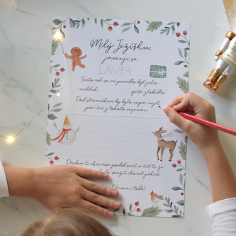 Dopis pro Ježíška s obálkou