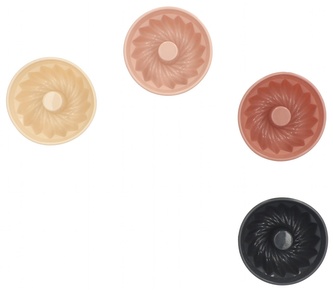 Silikonové formičky na pečení EASY BAKE  průměr 7 cm - 4 kusy Homla