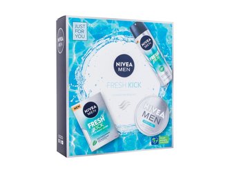 Nivea Men voda po holení Men Fresh Kick 100 ml + antiperspirant Men Fresh Kick 150 ml + gel-krém Men Fresh Gel 150 ml