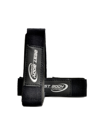 Best Body nutrition - Trhačky lat pull strap textile pair - černé