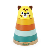 Janod Dřevěná stohovací skládačka Jaguár Tropik