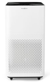 NEDIS čistička vzduchu AIPU300CWT/ 4 rychlosti/ rozsah 45 m2/ výkon 35 W/ šum 30-54 dB/ indikátor kvality vzduchu/ bílá