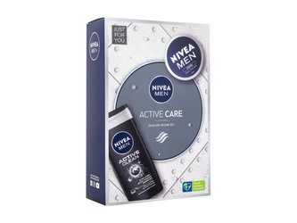 Nivea Men sprchový gel Men Active Clean 250 ml + univerzální krém Men Creme 75 ml
