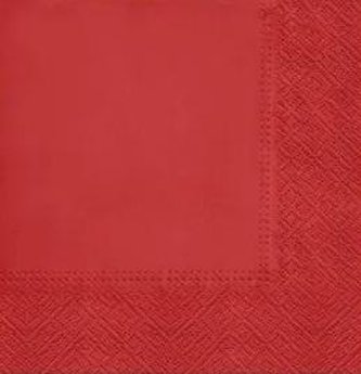 Serwetki Chili czerwone 33cmx33cm 20szt