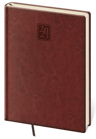 Diář 2023 denní A5 Nebrasca - anglická červená