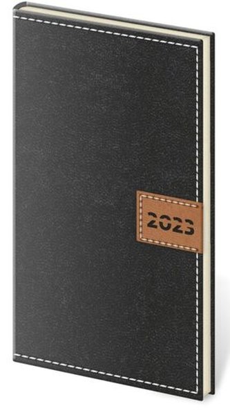 Diář 2023 týdenní kapesní Toledo - černá