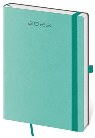 Diář 2023 týdenní A5 Flexies - mátová