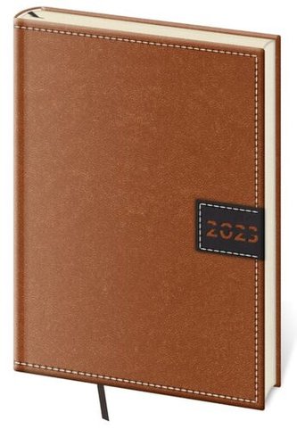 Diář 2023 týdenní A5 Toledo - hnědá