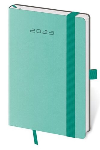 Diář 2023 týdenní kapesní Flexies - mátová