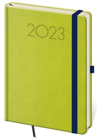 Diář 2023 denní A5 New Praga - zelená
