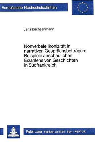 Nonverbale Ikonizität in narrativen Gesprächsbeiträgen