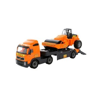 Auto návěs + Silniční válec /+1