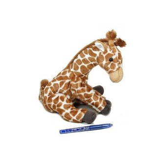 Žirafa plyšová 27 cm sedící 0m+